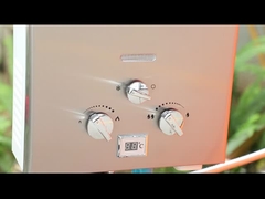 آبگرمکن گازی پنل فولاد ضد زنگ دوش بیرونی 6L