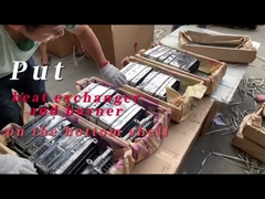 قرار دادن مبادله گرما و سوزنده بر روی پوسته پایین