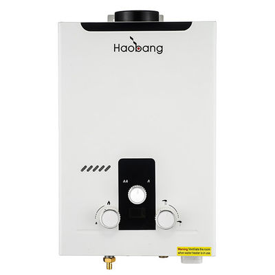 6L DC 3V LPG NG گاز آبگرمکن حمام گرمایش فوری بدون مخزن